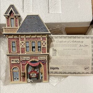 Brian Baker Deja Vu Engine House No. 10 #11720 wall plaque Collectible